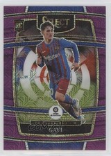 2021-22 Panini Chronicles Base La Liga Select Purple Mojo Prizm Gavi #231 0v4e