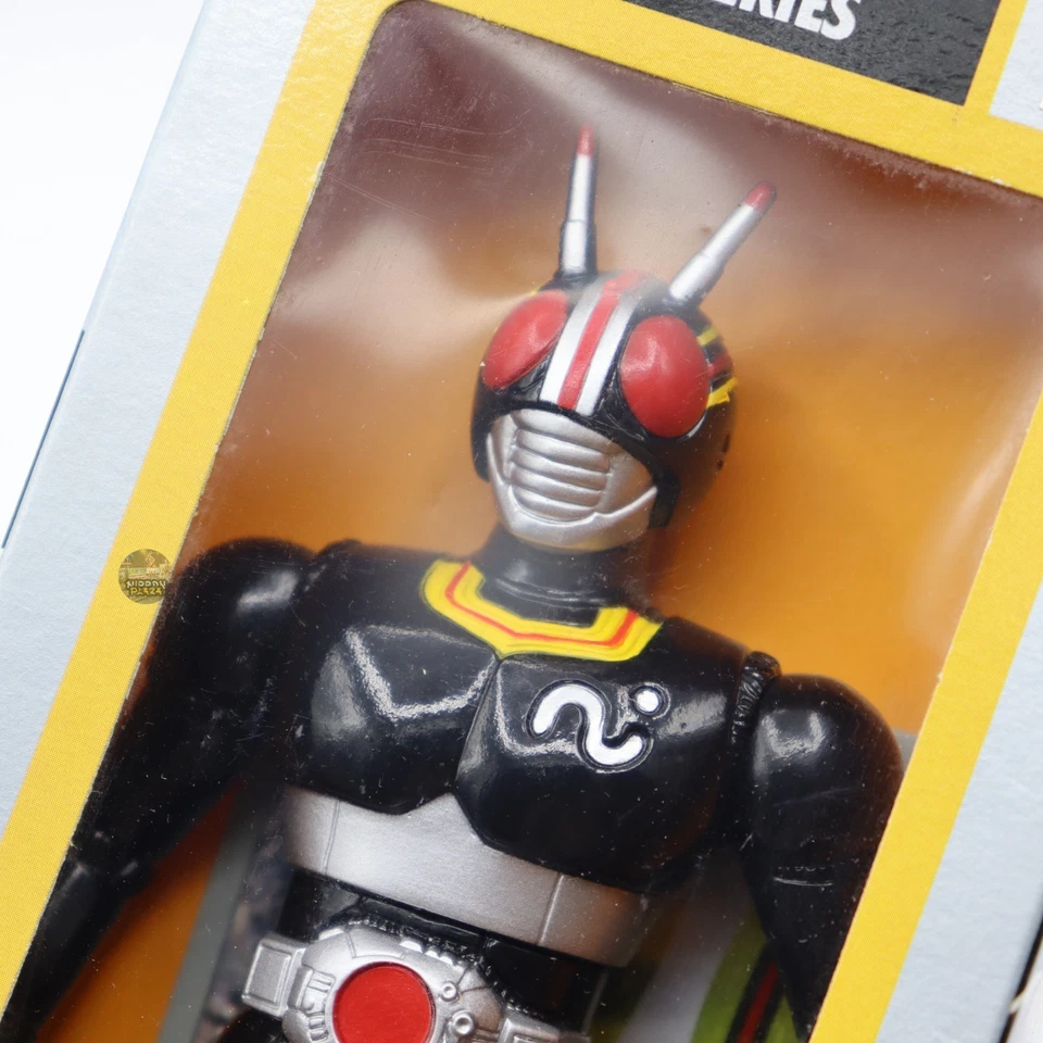 Figura Negra Kamen Rider Hero Series No.11 Kamen Rider - Bandai 1991 - Japón Foto 2 de 4
