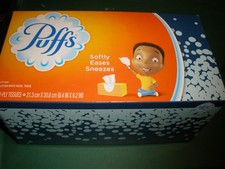 NEW Puffs White Facial Tissue, 2-Ply, 180 She...