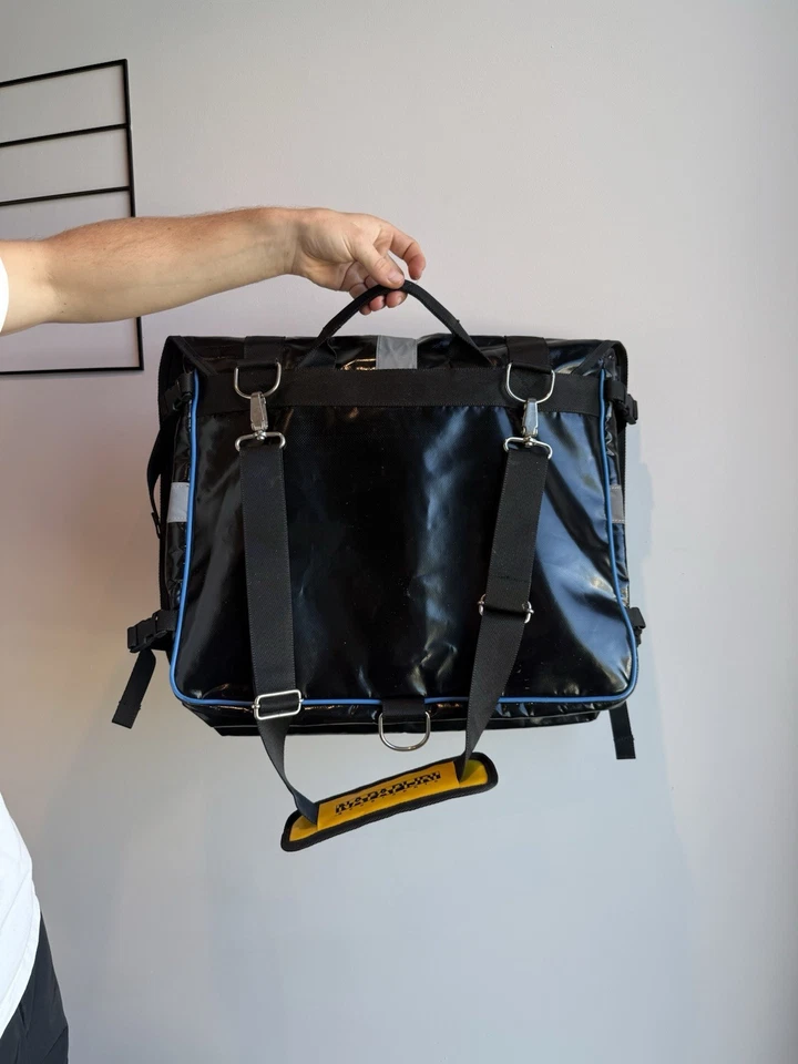 DDP Napapijri PVC Bolso Mensajero Raro Viaje Exterior Activo Talla XL Foto 2 de 4