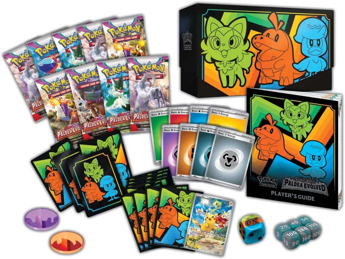 海外ポケセン限定 エリートトレーナーボックス Paldea Evolved Pokemon TCG: Scarlet & Violet - Paldea Evolved Elite Trainer