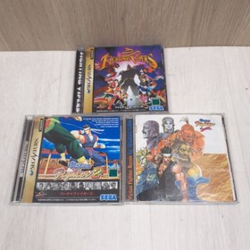 Japanese Sega Saturn Console Bundle with 8 Games 2 Controllers & Memory HST-3220
