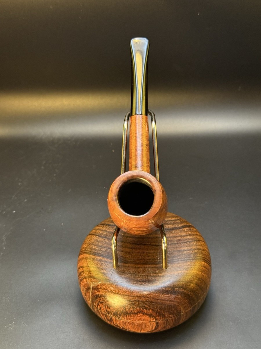 Vintage W.O. Larsen Super Two Tone 82 Billiard Tobacco Pipe  display picture 3