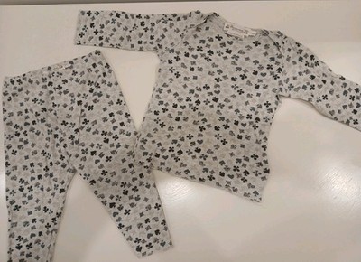 Bonpoint Timi Cards Organic Cotton TShirt + Legging. Perfect Condition! Size 6M.
