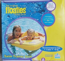 New Yellow Swim Trainer Seat for 1-2 Year Olds from Floaties. Ex Shop Stock