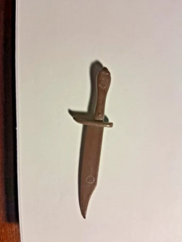 1960's-70's Auth/Orig Marx Johnny West  Geronimo Brown Knife (GW9)