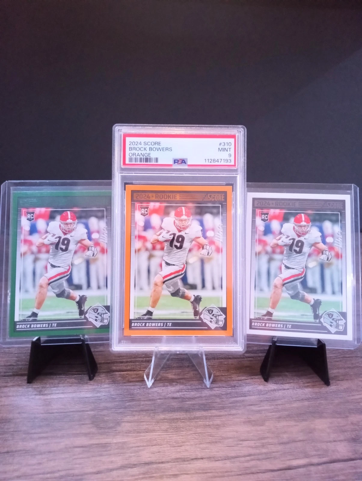 Brock Bowers Panini Score #310 Orange