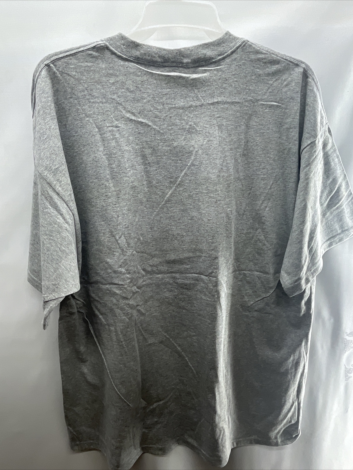 Gildan TShirt Mens Sz XL  Gray With Blue FDNY New York Fire Dept LOGO New