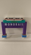 Disney World Monorail Playset Replacement Part Switch Station Sign Original