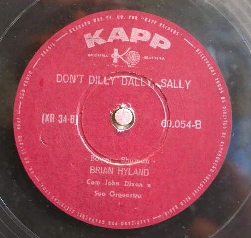 Brian Hyland  78 RPM / Itsy Bitsy Teenie Weenie Yellow Polkadot Bikini (01-0823) - Bild 2 von 4