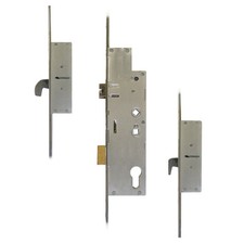 Image of Fullex Crimebeater 45/92mm Lever Operated Latch & Deadbolt Twin Spindle - 2 Hook