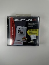 Sony Playstation Memory Card PS1 2X Performance P-112E w/ Case 1999 SEALED
