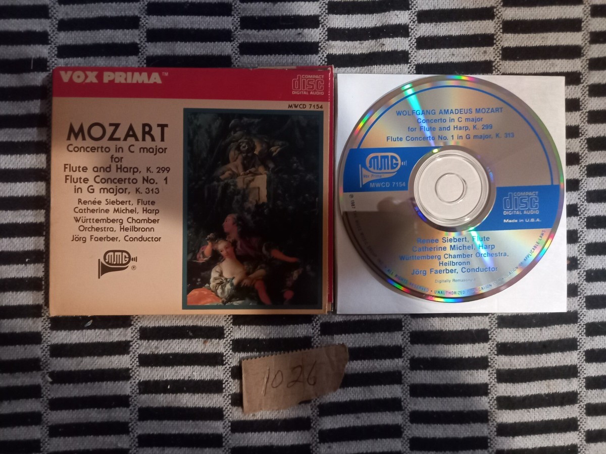 Querflöte und Orgel CD Wolfgang Amadeus Mozart, Philippe Herreweghe, La Chapelle