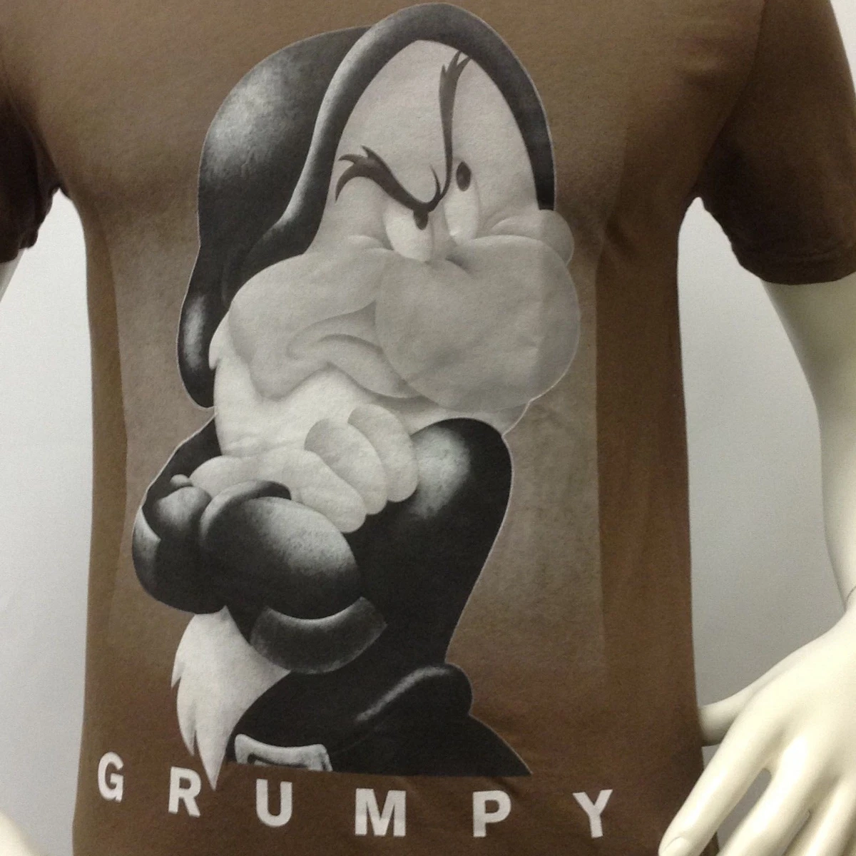 GRUMPY Men s T shirt DISNEY FUNNY Disneyland Snow White Classic