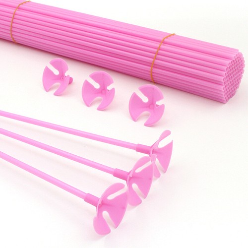 Balloon Sticks and Cups No Helium Choose Muti-Colour Stand Quantity Party Birthd - Picture 12 of 23