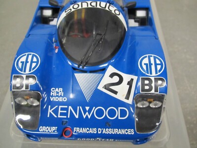MINICHAMPS KENWOOD レーシングカー 1:18 MINICHAMPS 1:18 scale 1983 Porsche956 Kenwood #21 Mario