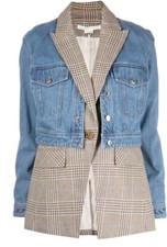NWT Veronica Beard Keaton layered Dickey jacket size Small