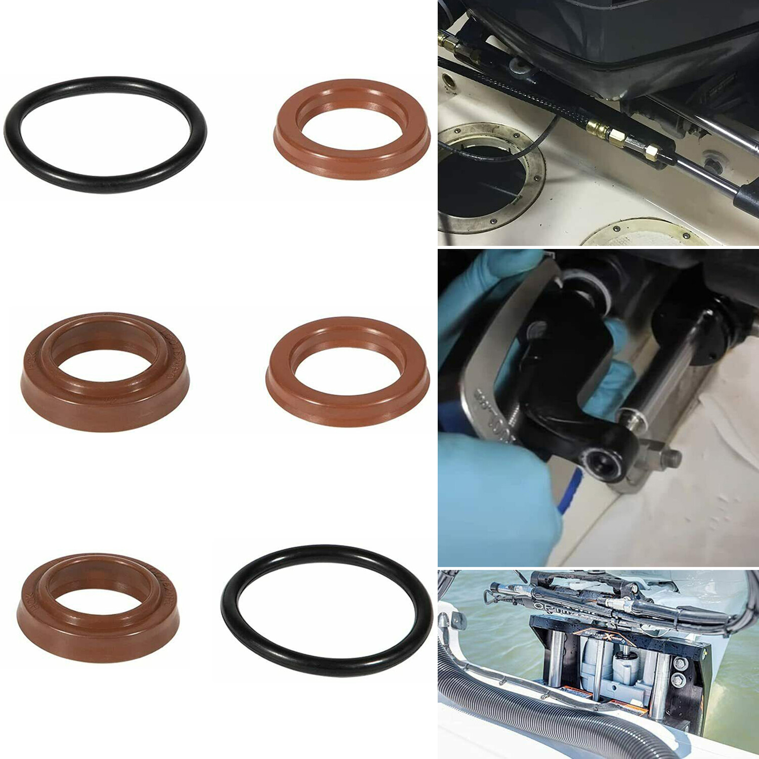 Cylinder Seal Kit for SeaStar BayStar HC4645H HC4648H HC4658H HP4600