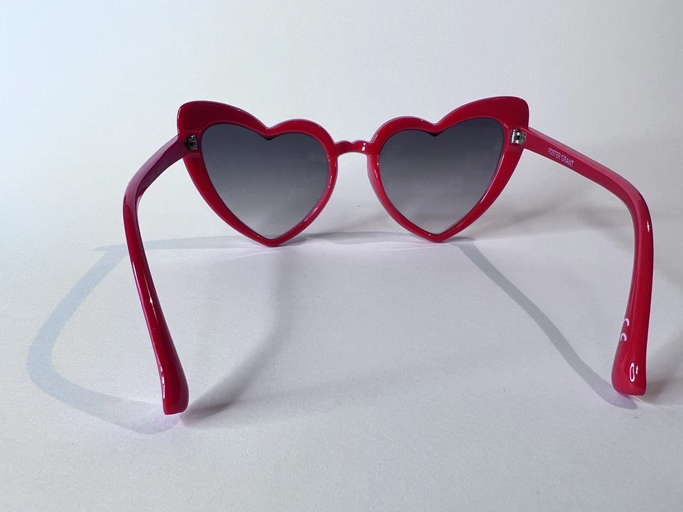 Gafas de sol FGX para mujer ROJAS en forma de corazón  Foto 4 de 4