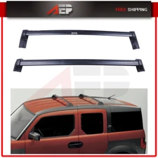 2x For 03-11 Honda Element Roof Rack Cross Bars Bolt-On to Hole Carrier Top
