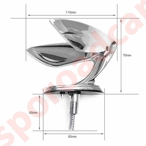 Front Hood Top Wing Ornament Emblem For Hyundai 2009-2015 Equus Genuine Parts - Picture 4 of 4