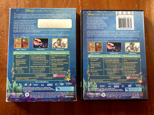 The Little Mermaid (DVD, 2006, 2-Disc Set, Platinum Edition) - Picture 3 of 7