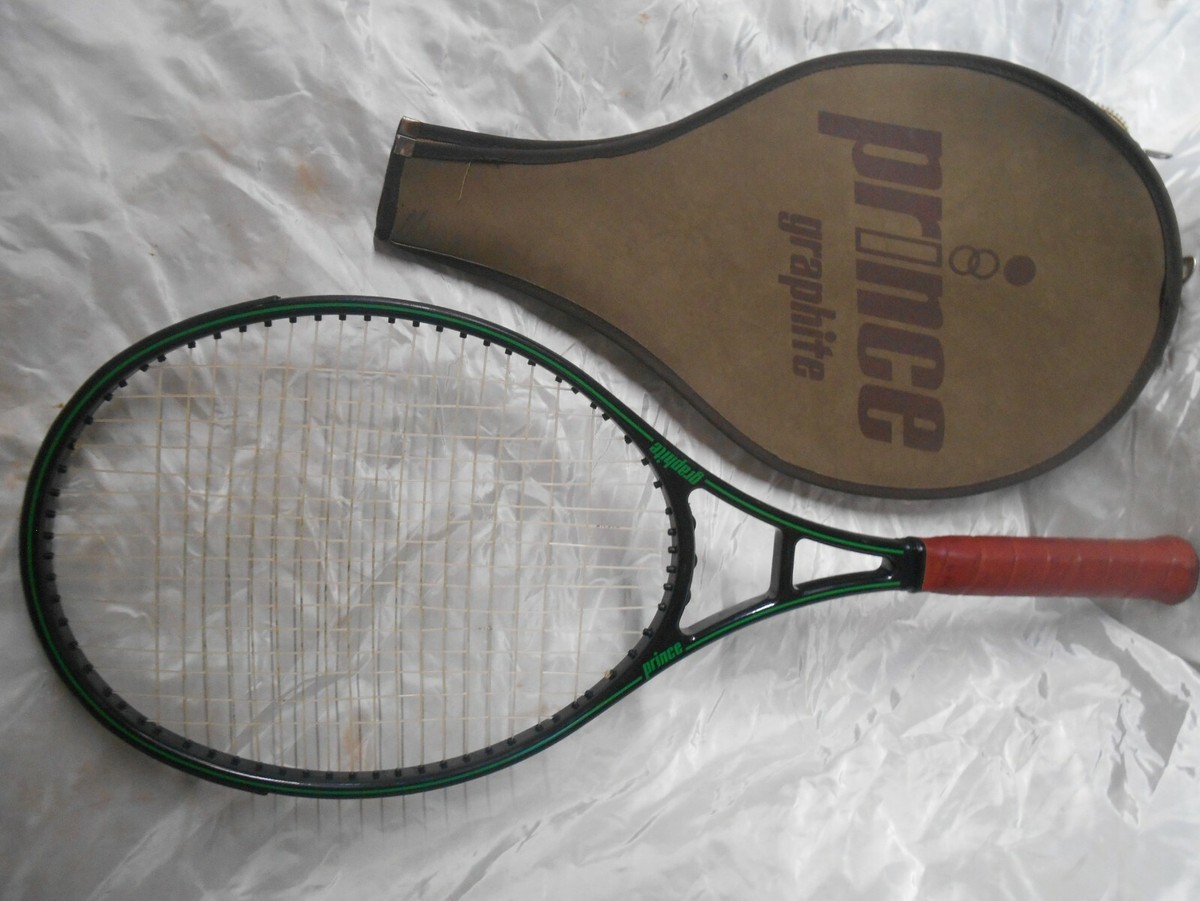 1983 Vintage Prince Graphite Series 110 Tennis Racket with