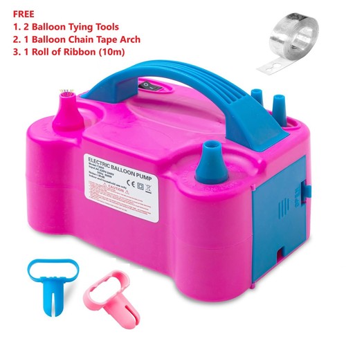 Electric Balloon Pump with Dual Nozzles