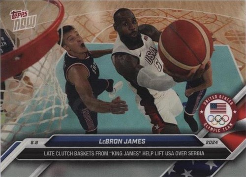 ?2023-24 Topps Now LeBron James 40000 Career Points #LJ-40K (IN 