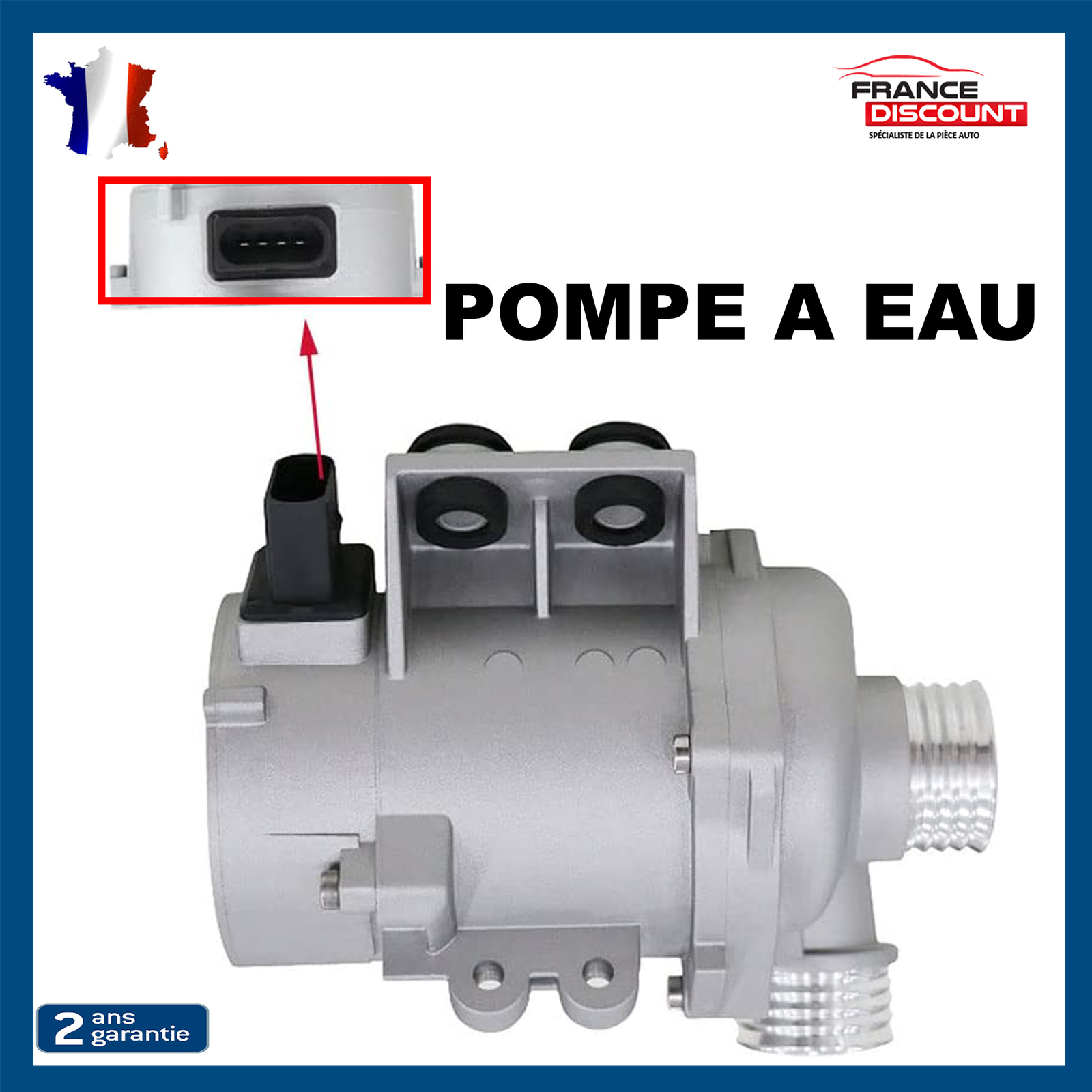 Pompe à eau 11517545201 à débit variable pour refroidissement optimal de BMW E90 E92