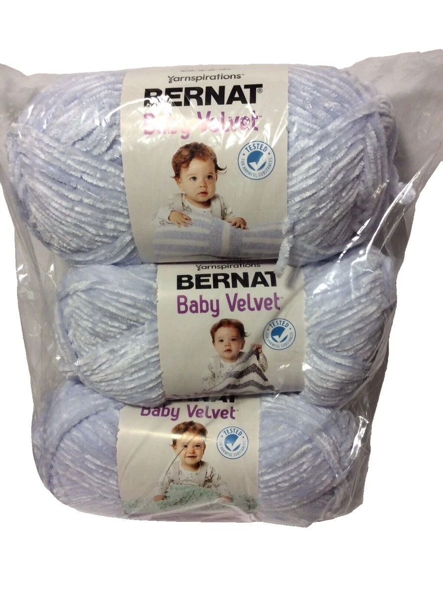 Bernat Baby Velvet Yarn “Blissful Greige” 3.5oz 3 Pack