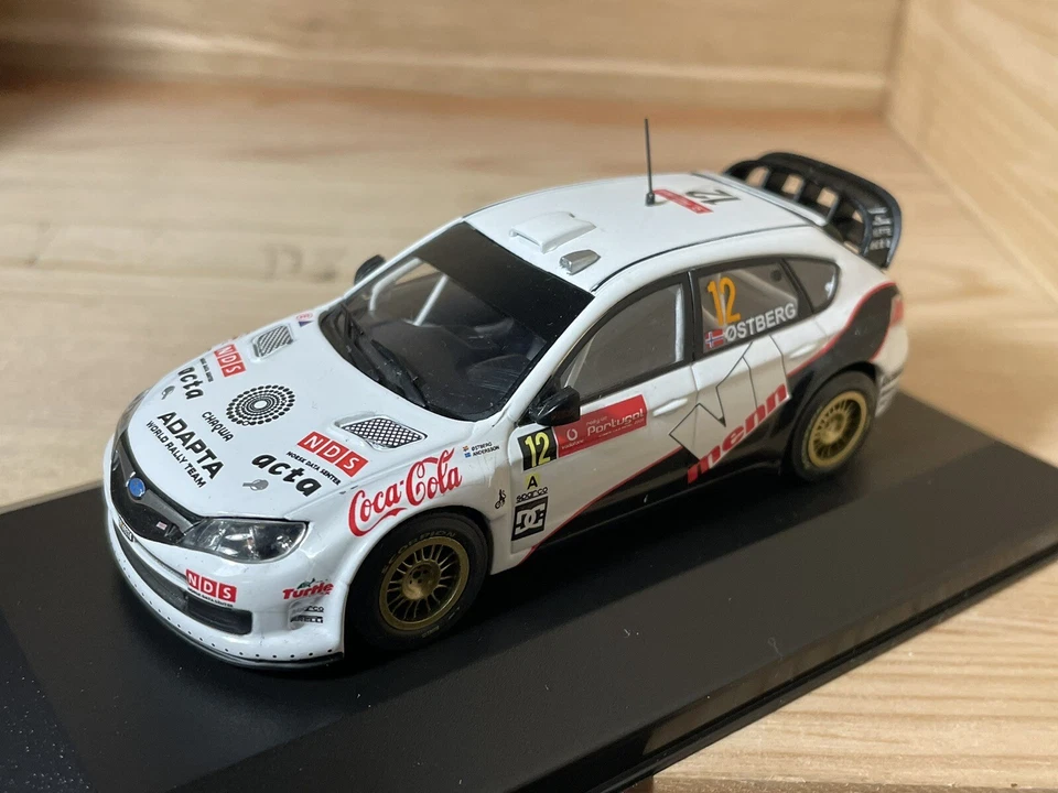 SUBARU IMPREZA WRC 08 #12 M.OSTBERG-J.ANDERSSON RALLY PORTUGAL 2010 ALTAYA 1:43 - Immagine 2 di 4