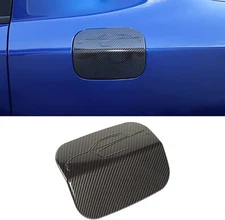 Carbon Fiber Door Fuel Filler Tank Gas Cap Cover Trim For Dodge Charger 2011+