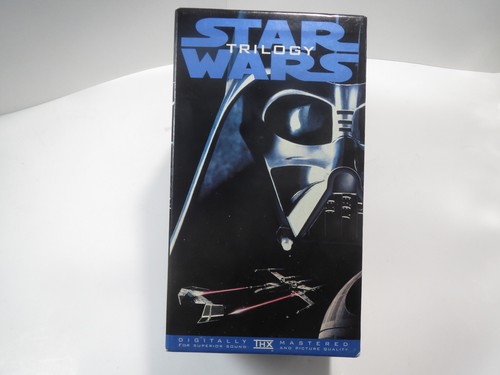 Star Wars Trilogy 3-Tape Set (VHS,1995) Vintage Star Wars Collectible