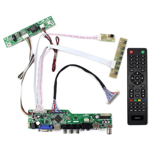 HD LCD Controller Board For 9.7" LP097X02 / LTN097XL01 Panel – Converts To HDMI/VGA/AV – 1024x768 Resolution