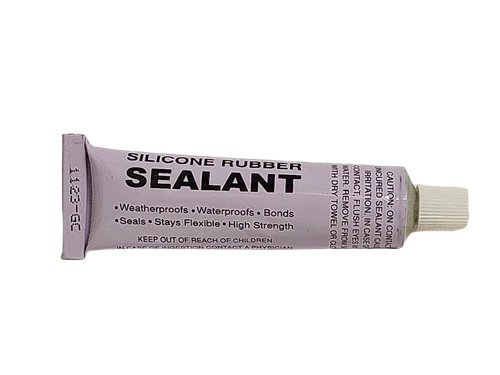 1oz Clear Silicone Adhesive, Sealant, Glue