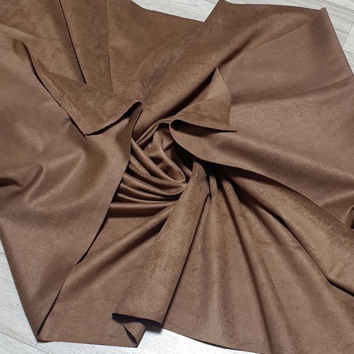 HEAVY JACKET GRADE FAUX SUEDE LEATHER LIKE FABRIC CLOTH CAR UPHOLSTERY SOFA 60"W - Picture 517 of 552