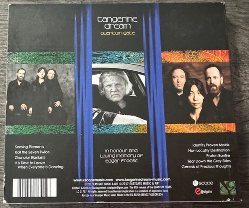 TANGERINE DREAM - QUANTUM GATE (UK DIGI-PAK CD) - Picture 2 of 3