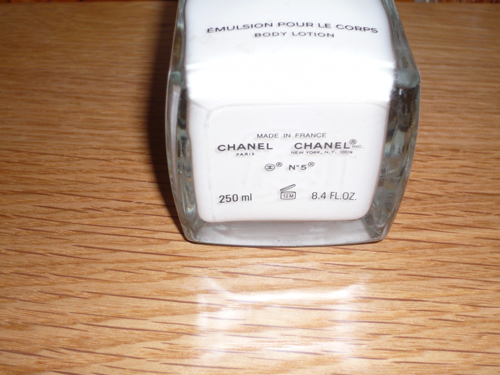 CHANEL NO 5 BODY LOTION 250ML GLASS BOTTLE eBay