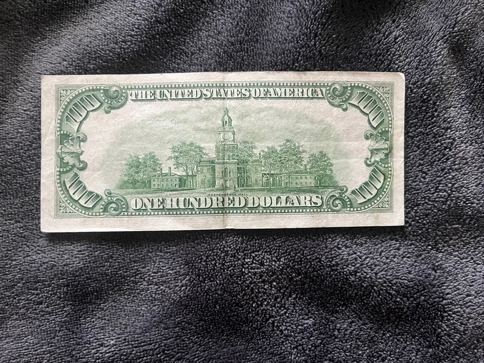 1950 ONE HUNDRED DOLLAR BILL FEDERAL RESERVE NOTE - Image 2 of 2