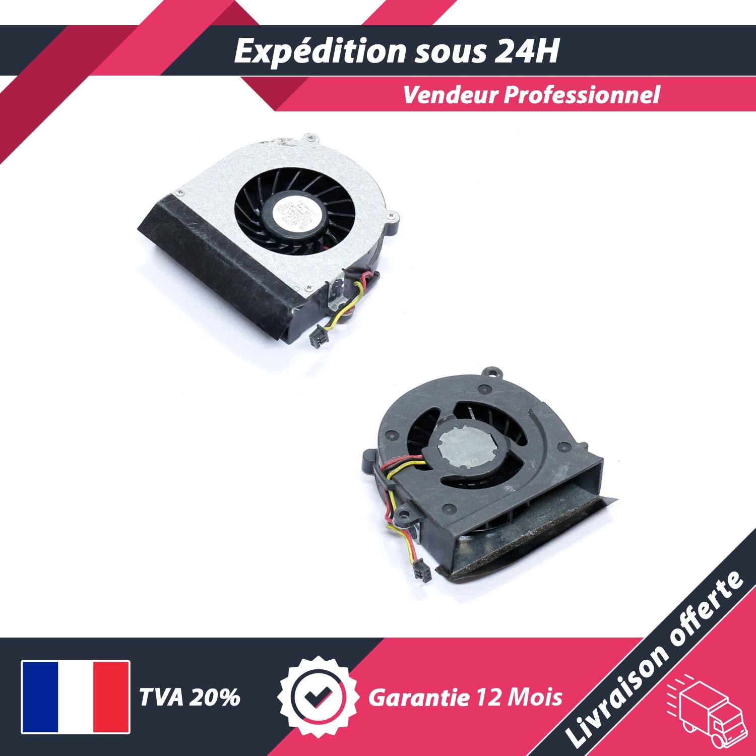P TouchSmart TM2-1000 Cooling Fan 592970-001 Reconditionné