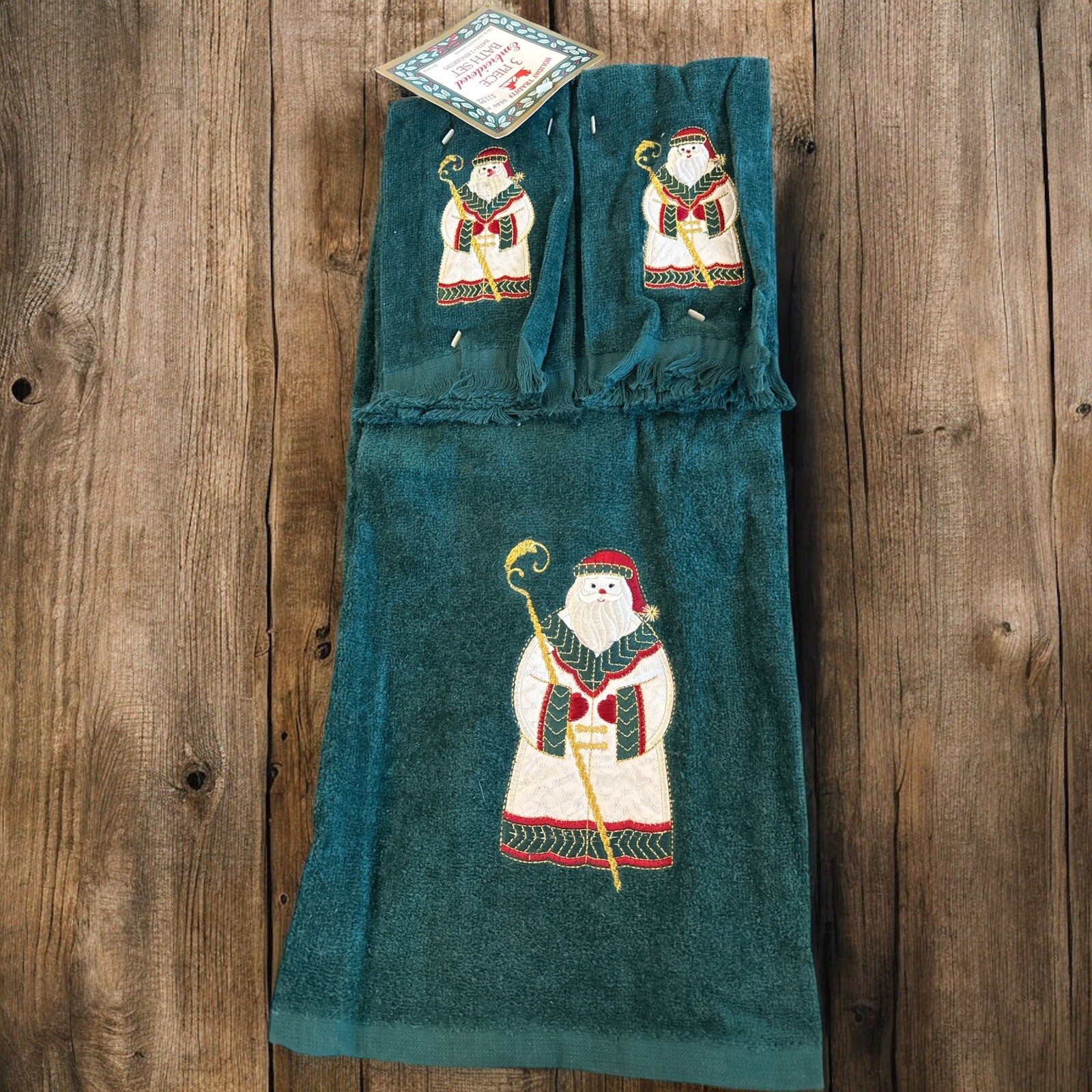 Set Santa Vintage Cottage