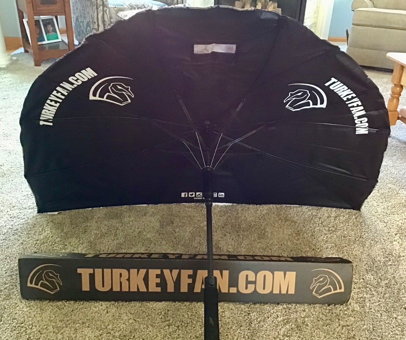 TURKEY FAN DECOY Umbrella Blind eBay