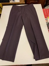 Vintage 1980's Levi's Purplish Gray Women's Pants Wide Bottoms Size 38