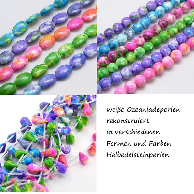 verschiedene  howlite Howalite Muschel Edelsteinperlen gefrostet  Leopardskin
