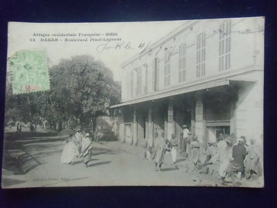 CPA Senegal Dakar Boulevard Pinet-Laprade 22