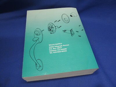 Wilco Supply No. 37 Wholesale Security Locksmith Catalog Reference