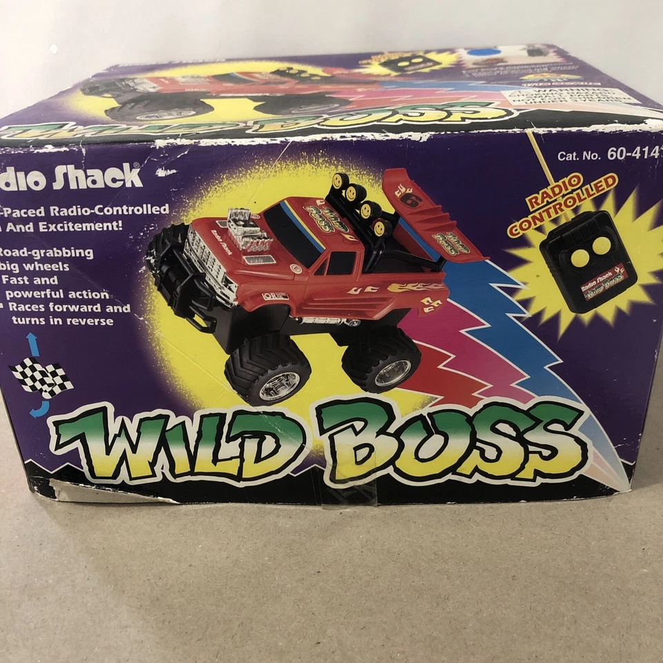 Radio Shack 4x4 WILD BOSS RC Truck  New In Box RARE 90s Off Roader New Oldstock - Image 3 of 4