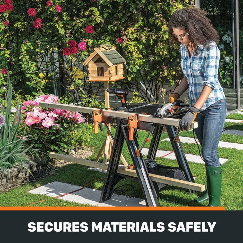 WORX Pegasus Multi-Function Work Table and Sawhorse with Quick