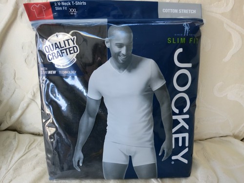 T-Shirts Cotton Stretch Black Slim Fit 